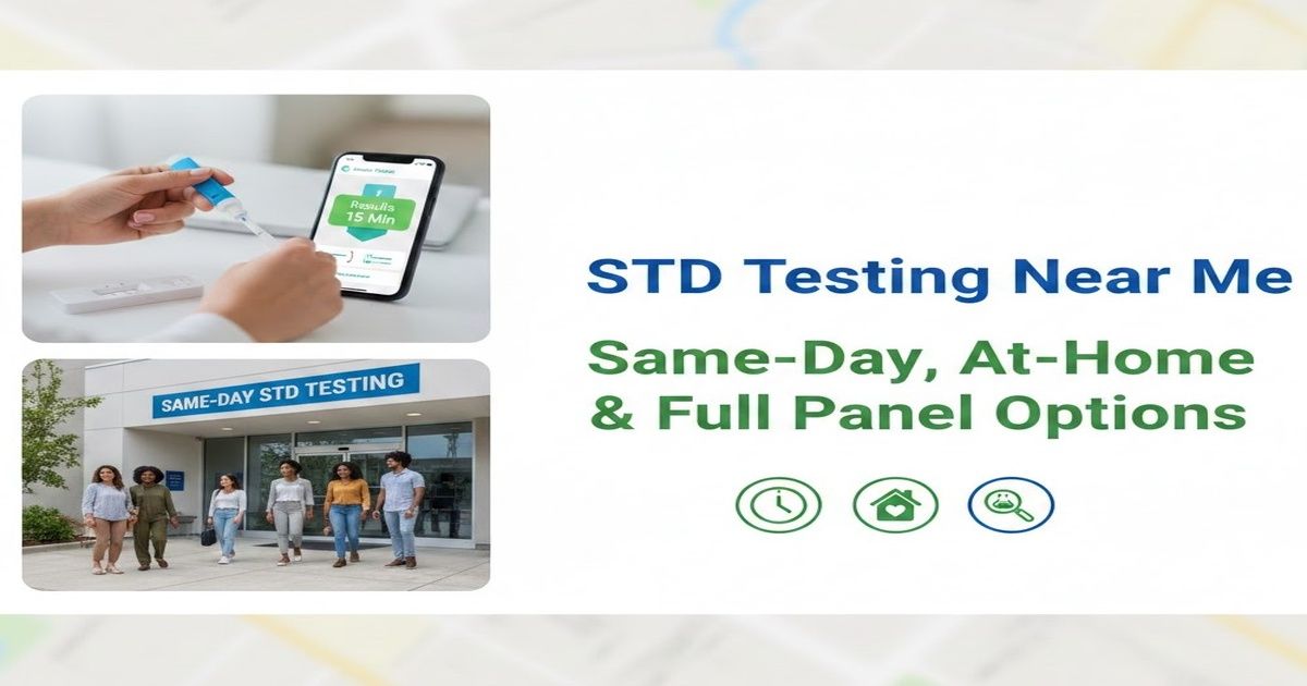 STD Testing Near Me: Same-Day, At-Home & Full Panel Options