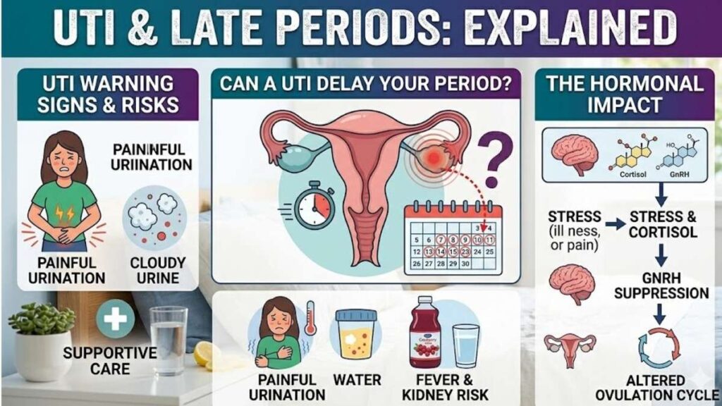 Can a Urine Infection Delay Your Period