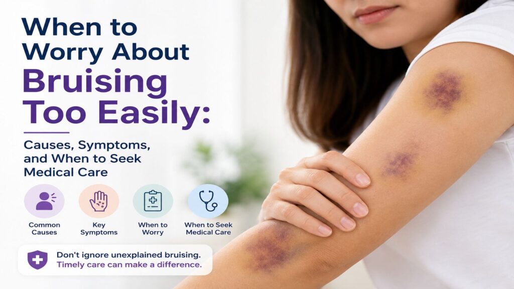 When to Worry About Bruising Too Easily
